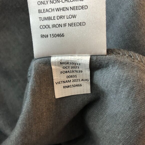 Fairlane Mens Grey Quarter-Zip Pullover Sweatshirt Size S - Picture 6 of 6